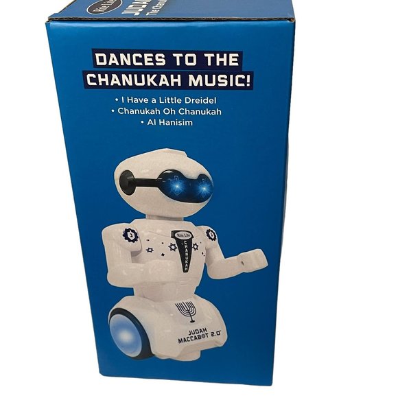 Rite Lite Judah Maccabot 2.0 Chanukah Robot Dances to the Music White - Picture 5 of 12